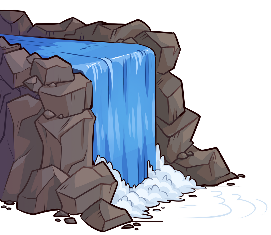 Waterfall Map Asset Waterfall Map Asset